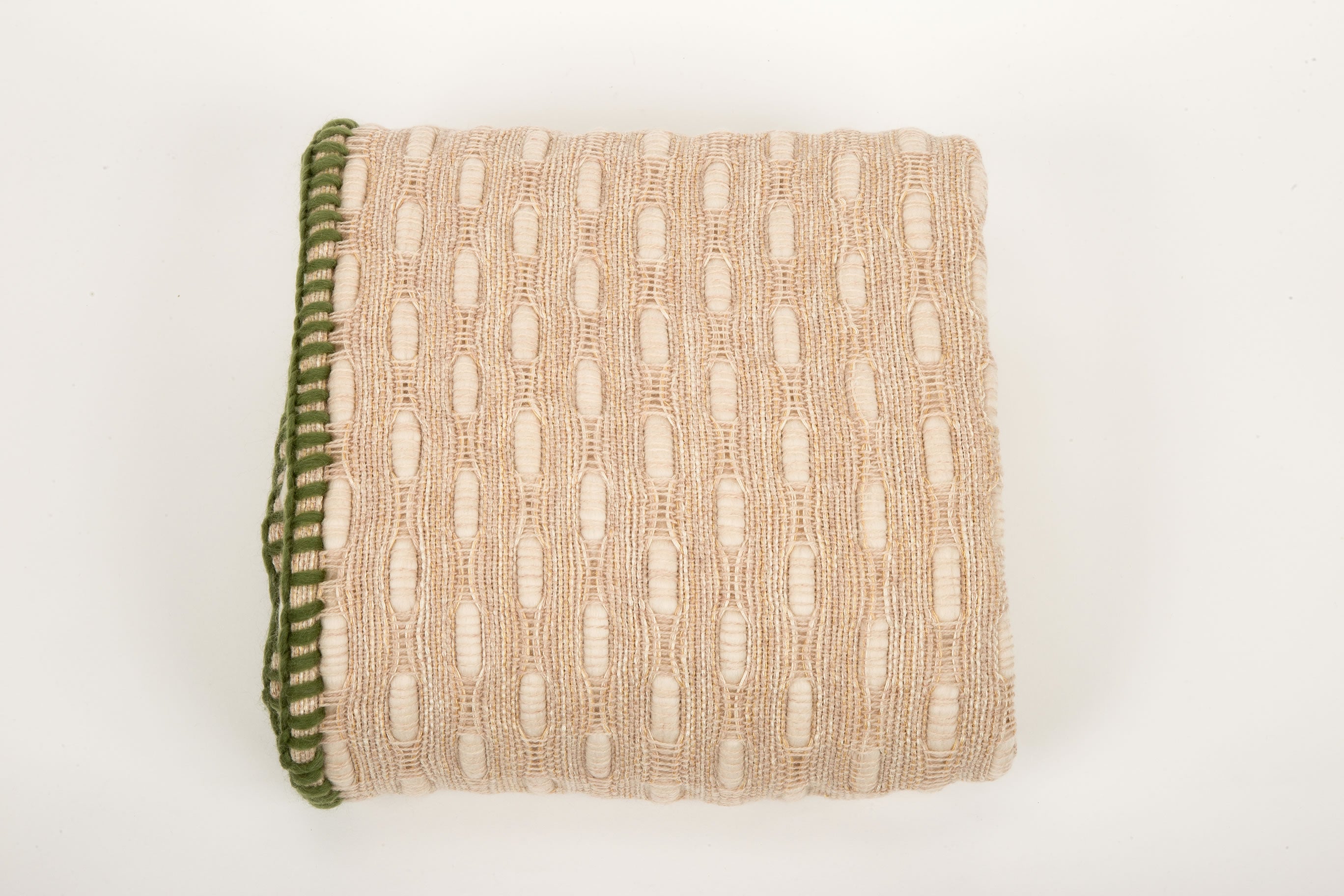 Brittany Throw | "Ripples" | Oyster & Natural