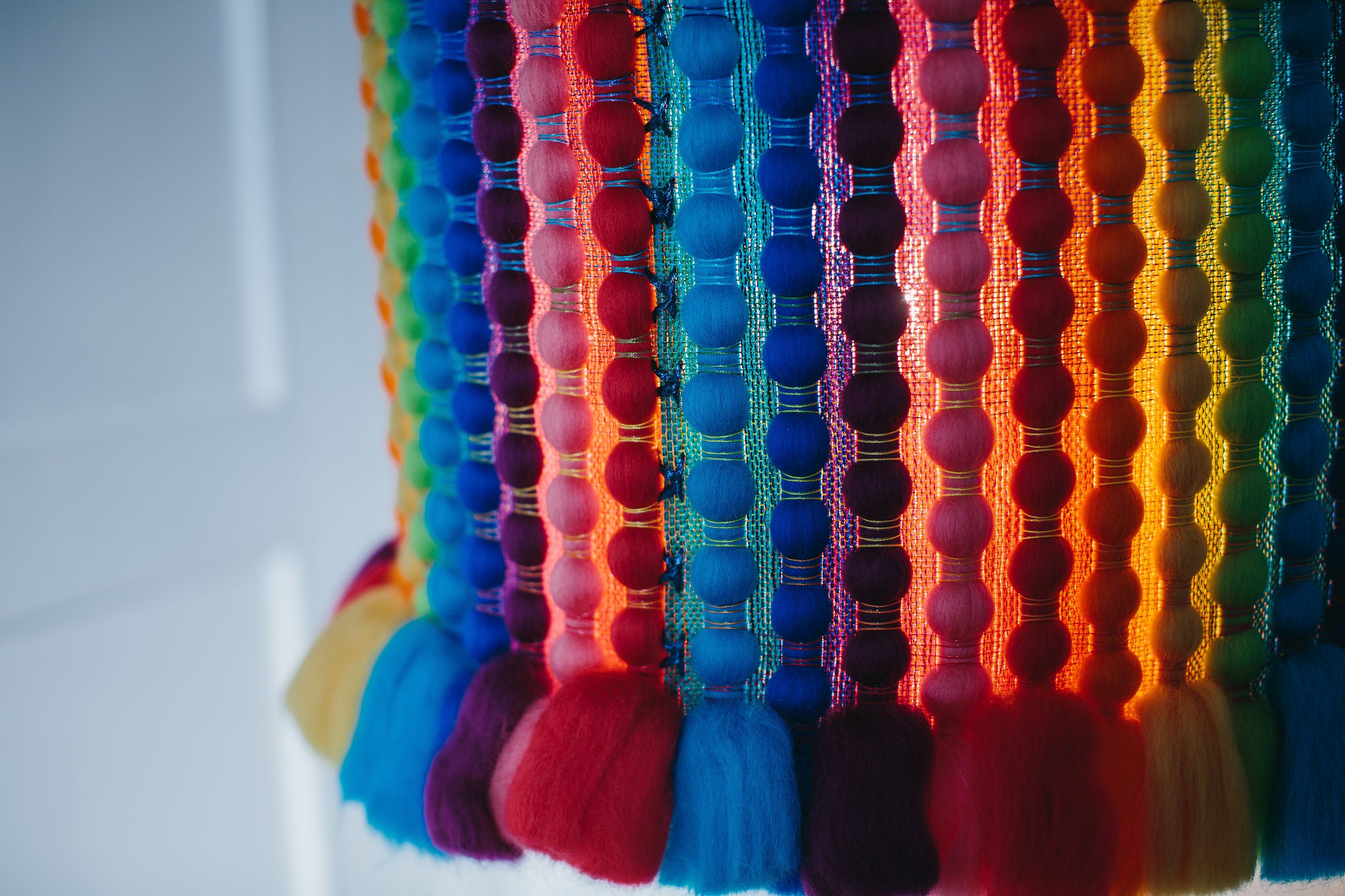 Atmosphere Collection Rainbow Lampshade Cassandra Sabo Designs