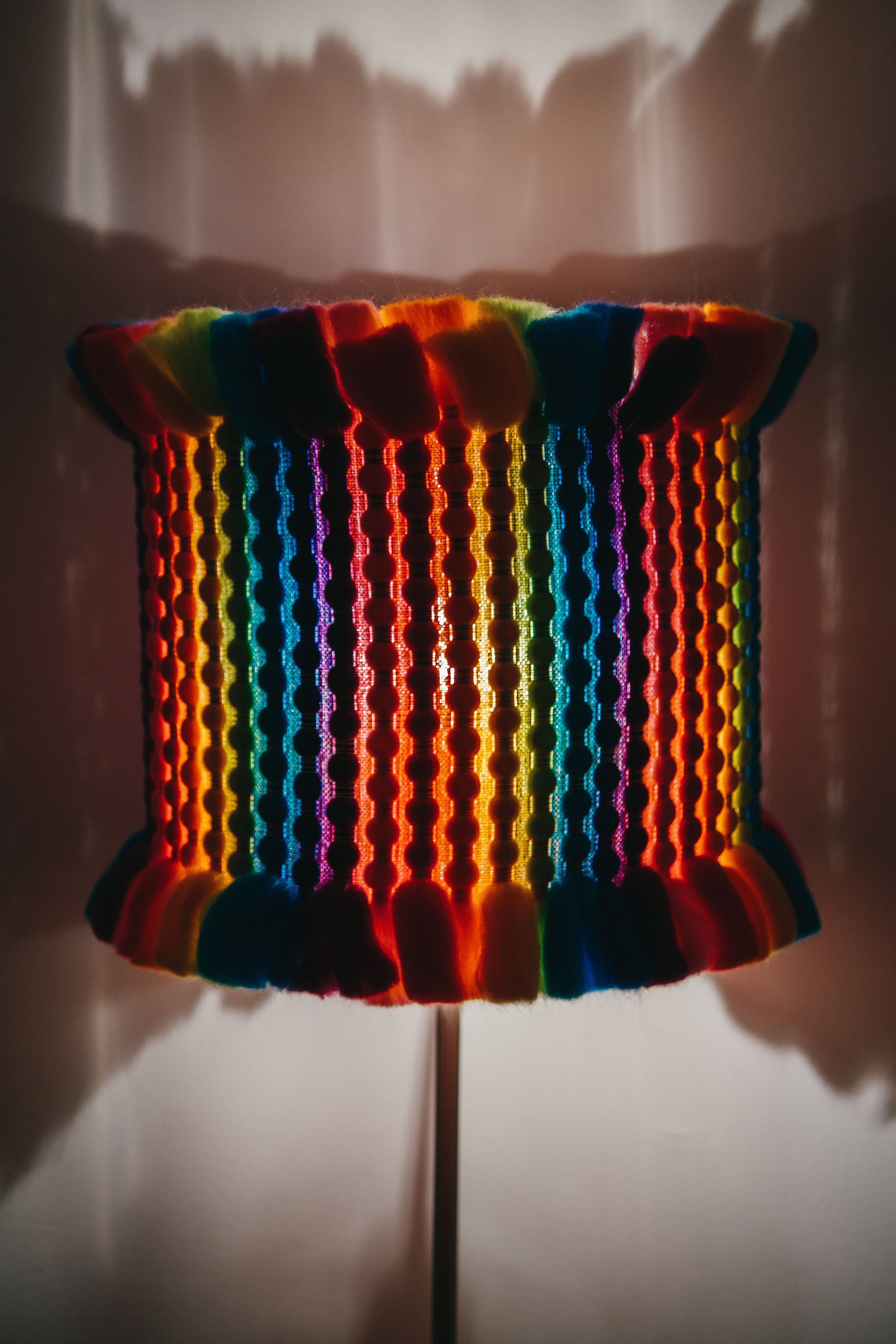 Atmosphere Collection Rainbow Lampshade Cassandra Sabo Designs