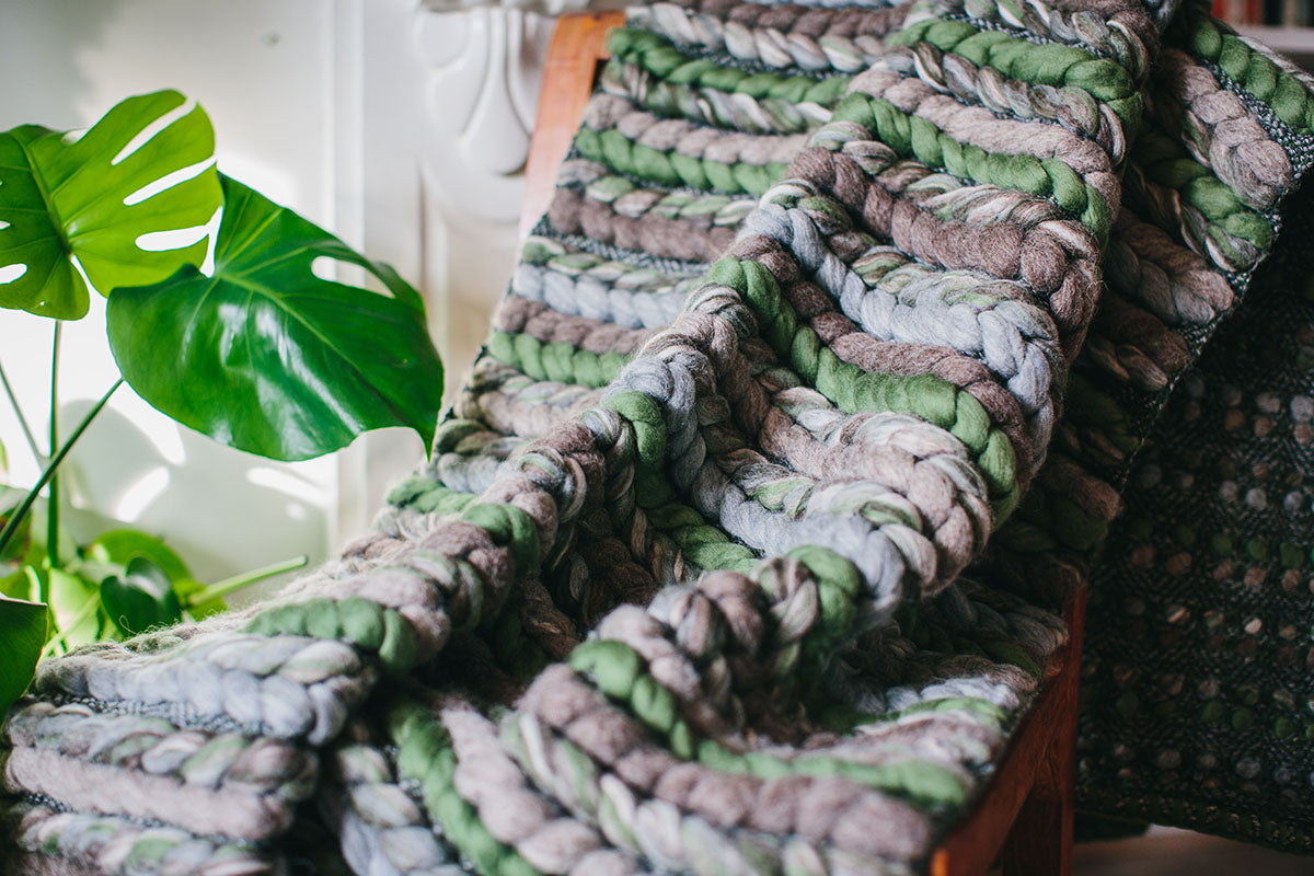 Forest Collection: 'Double Tendril' Throw